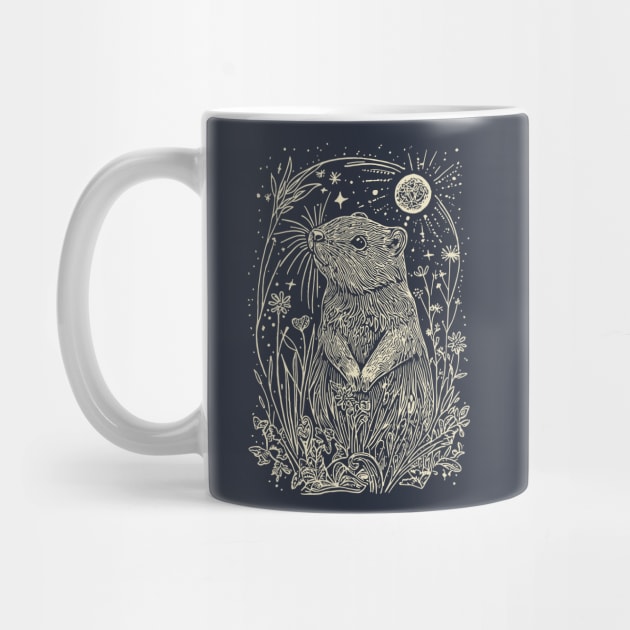 Moonlit Beaver in the Wild – Nature’s Ingenious Architect by TuncGK